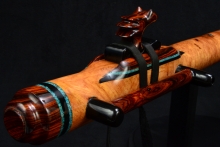 Makamong Burl Native American Flute, Minor, Bass A-3, #F70D